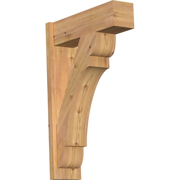 Ekena Millwork Olympic Block Smooth Outlooker, Western Red Cedar, 7 1/2"W x 24"D x 36"H OUT08X24X36OLY05SWR - main
